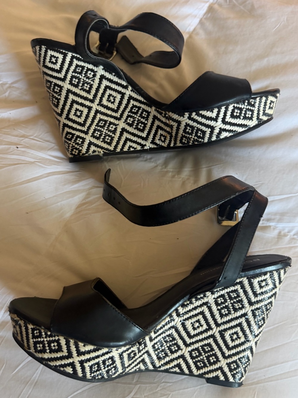 BCBG Patterned Wedges